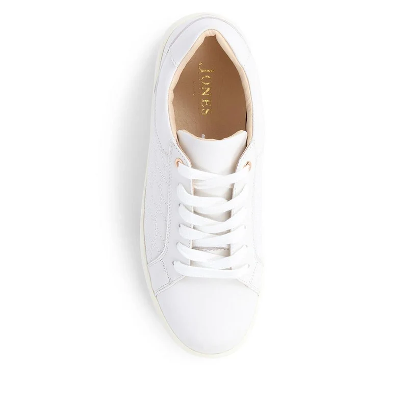 Allana Leather Lace-Up Trainers - ALLANA / 325 133 - White