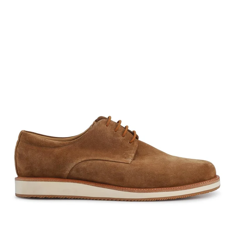 Longfield Wide Fit Leather Lace Up Shoes - LONGFIELD / 328 100