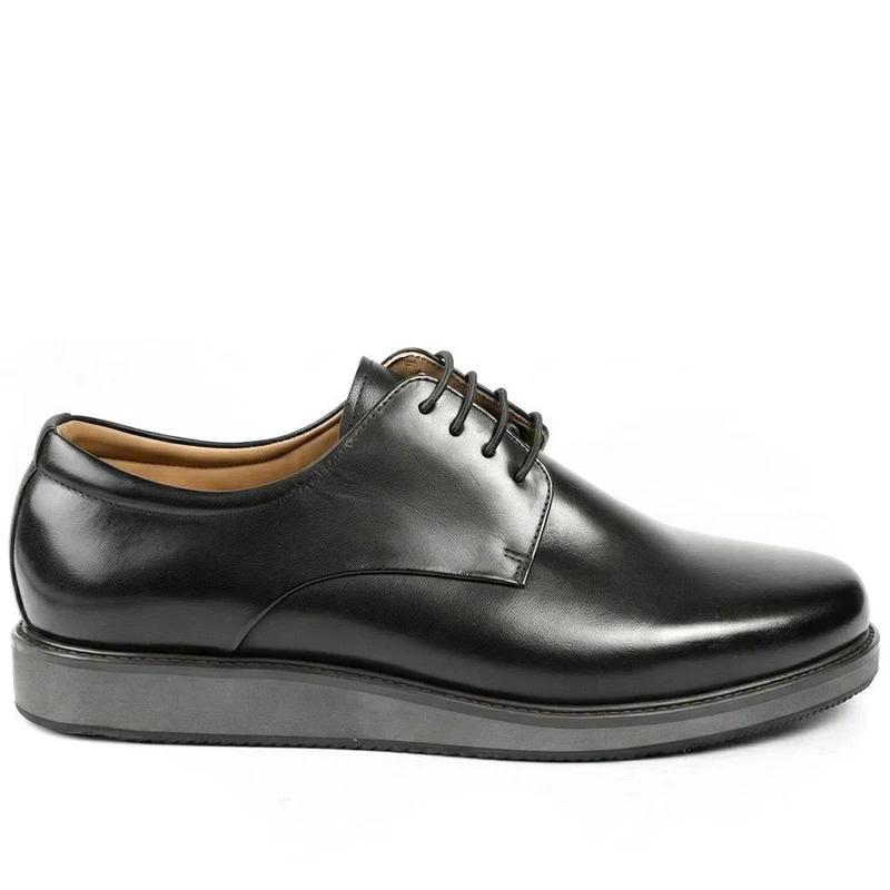 Longfield Wide Fit Leather Lace Up Shoes - LONGFIELD / 328 100