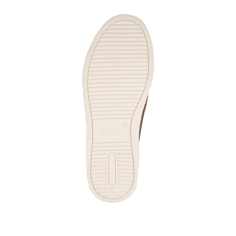 Swindon Leather Woven Slip On Trainers - SWINDON / 328 818 - Tan