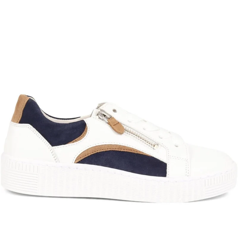 Wemo Gabor Lace-Up Leather Trainers - GAB37517 / 323 536