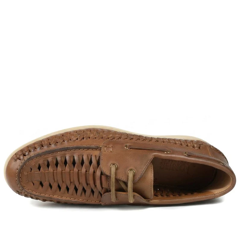 Percey Leather Moccasin Shoes - PERCEY / 328 853 - Tan