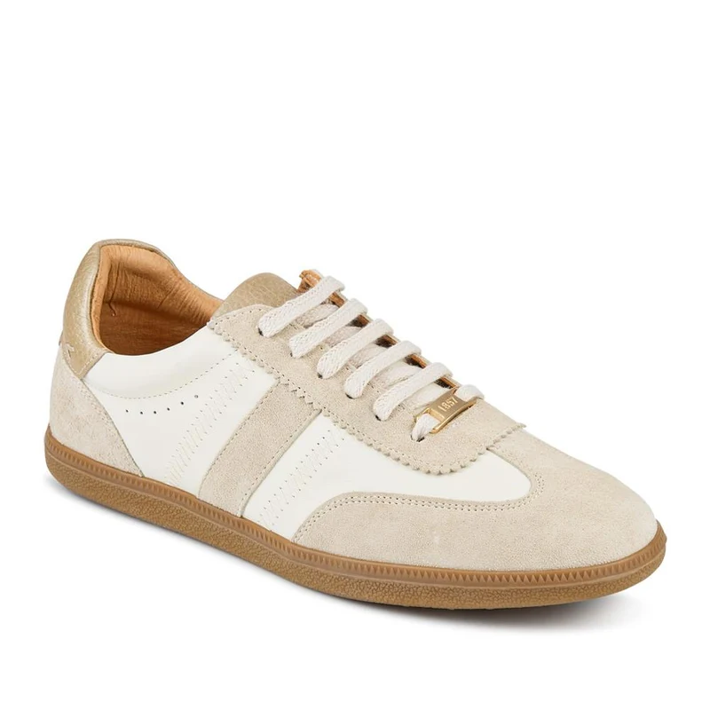 Artea Leather Trainers - ARTEA / 327 146 - Beige-Gold
