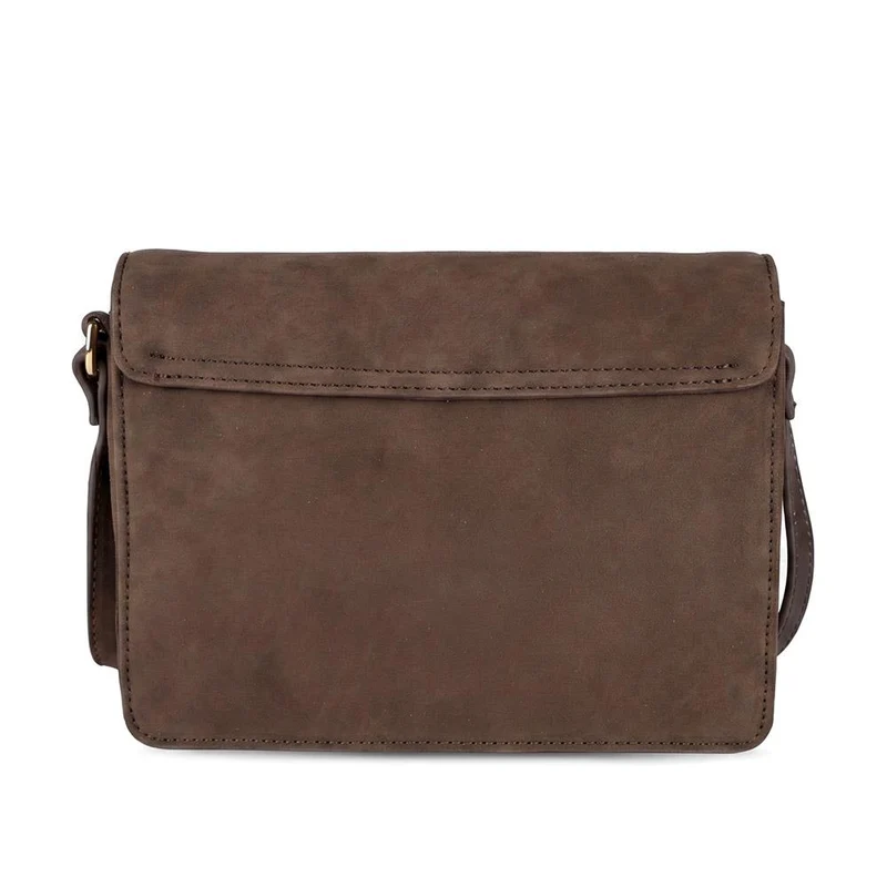 Vitoria Leather Crossbody Bag - VITORIA / 325 464 - Chocolate Suede