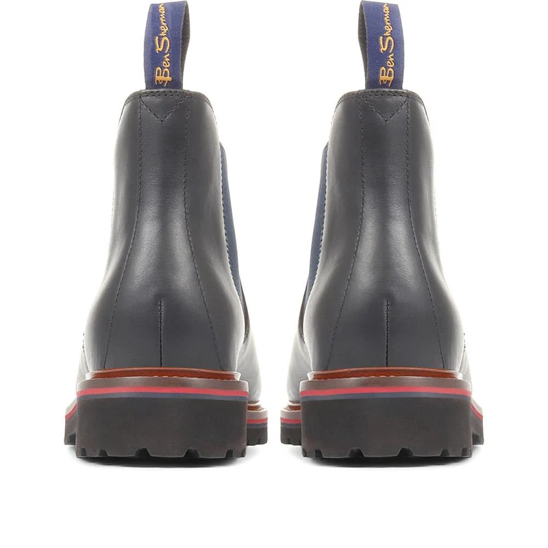 Beijing Women's Leather Chelsea Boots - BORDON / 322 329 - Dark Brown