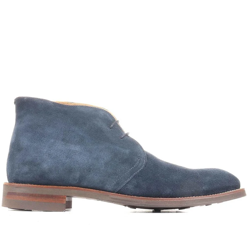 Campbell Blake Stitched Suede Desert Boots - CAMPBELL / 321 132