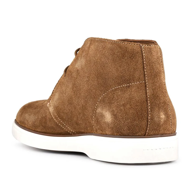 Demetrio Suede Leather Boots - DEMETRIO / 328 070 - Tan Suede