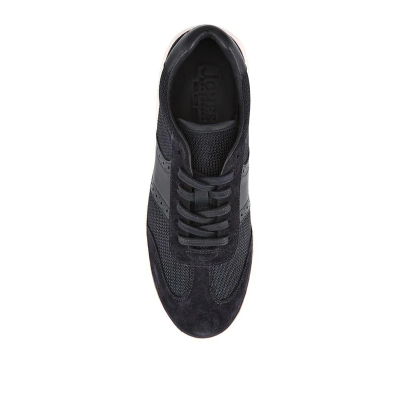 Stephan Lace-Up Leather Trainers - STEPHAN / 328 076 - Navy Suede