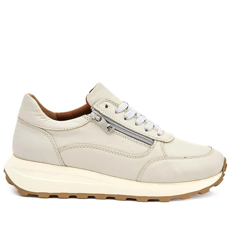 Bertina Lace-Up Trainers - BERTINA / 326 249 - Off White