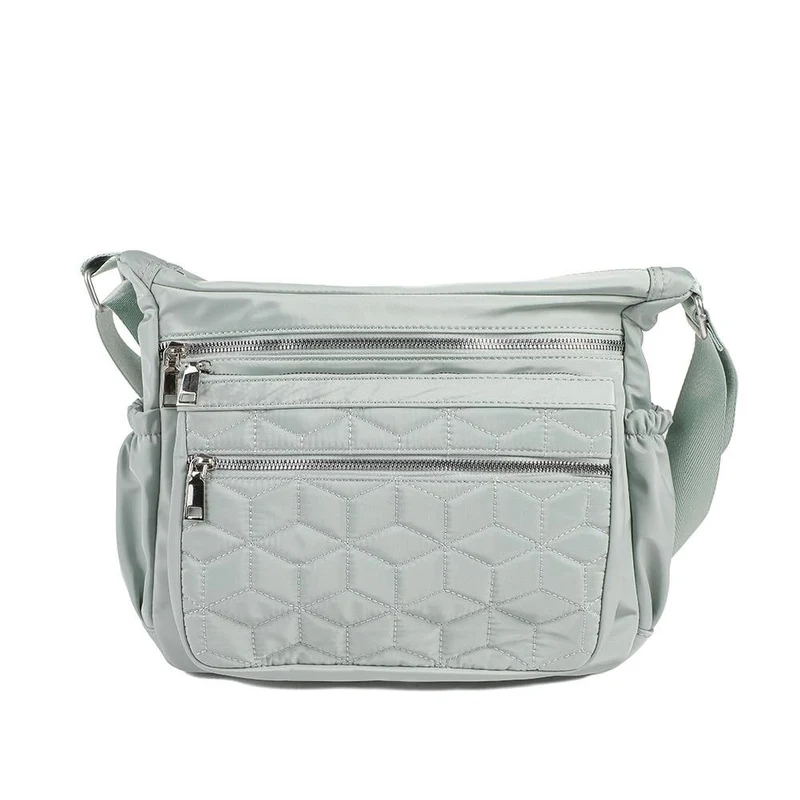 Quilted Multi Zip Crossbody Bag - WAHT43007 / 329 324