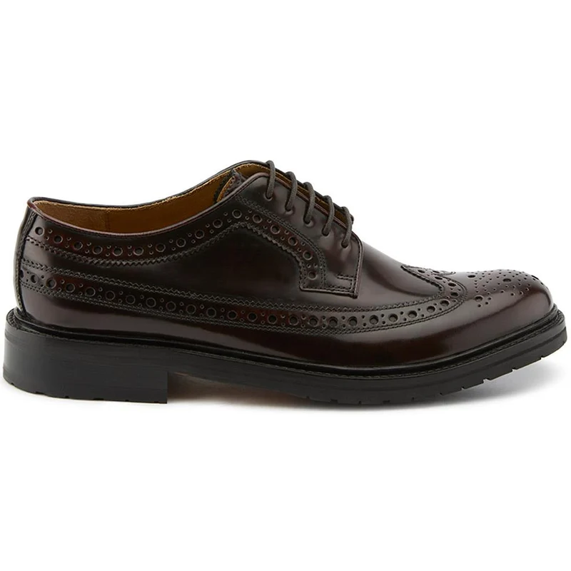 Middlesbrough Leather Brogues - MIDDLESBROUGH / 325 930 - Burgundy