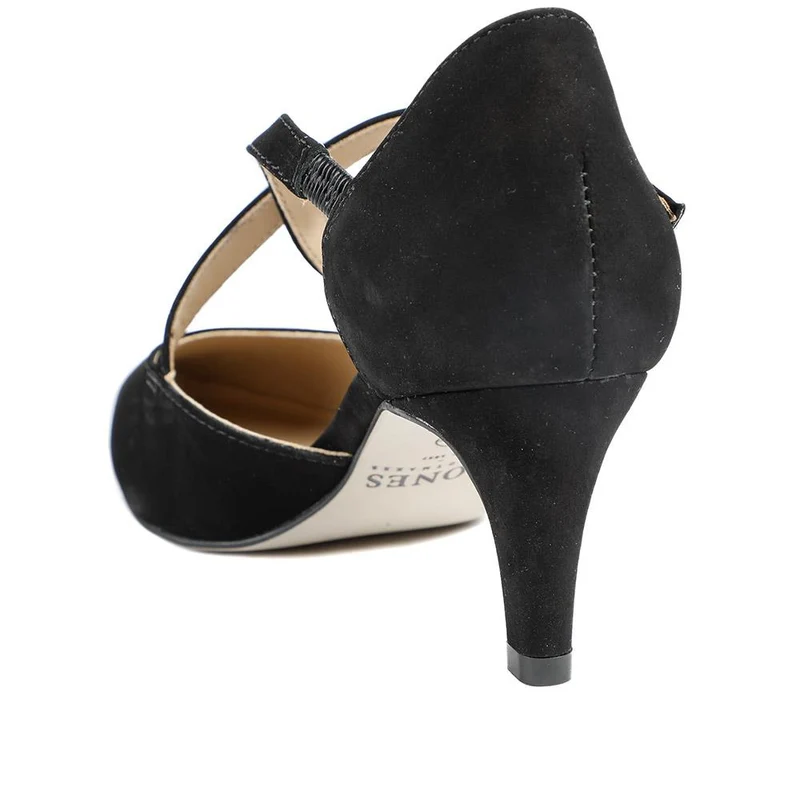 Ysa Leather Stiletto-Heeled Court Shoes - YSA / 327 455 - Black Nubuck