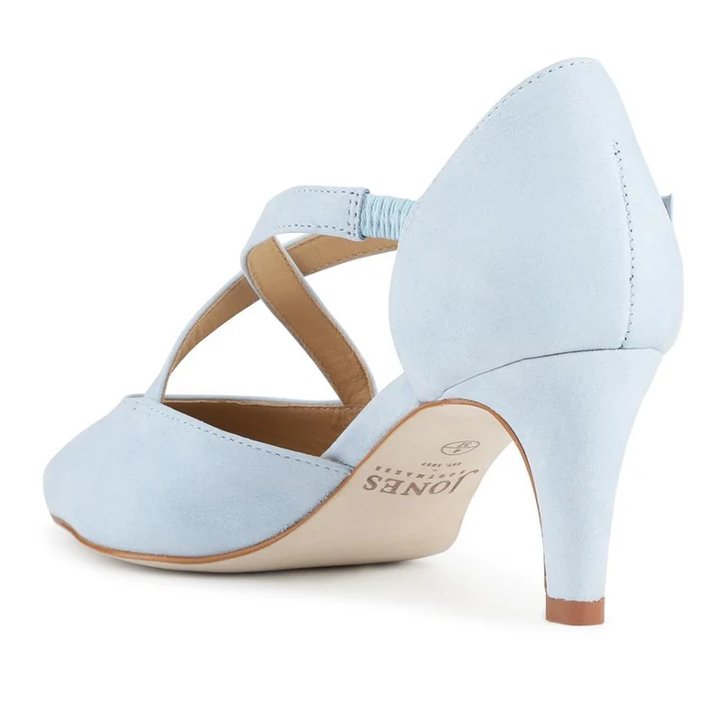 Ysa Leather Stiletto-Heeled Court Shoes - YSA / 327 455 - Pale Blue