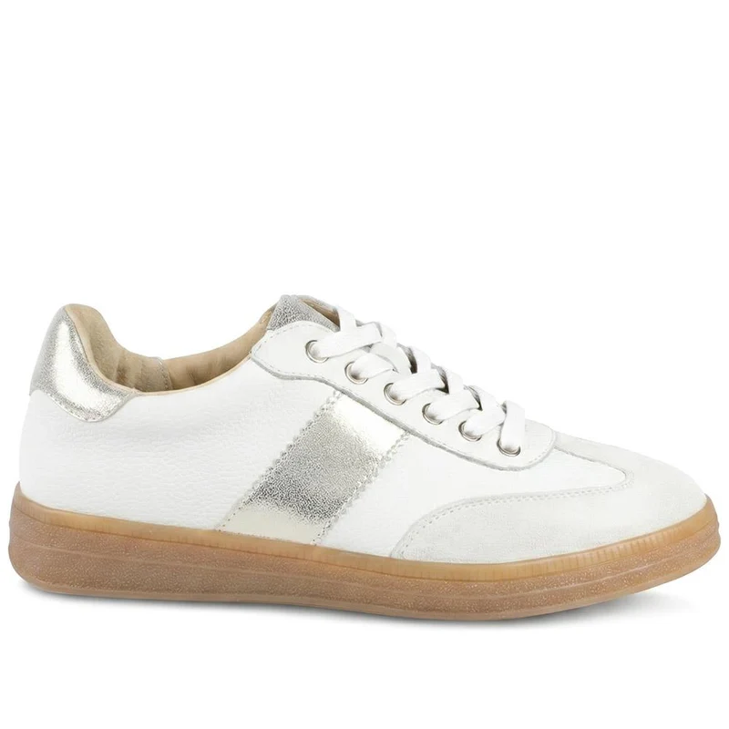 Belloza Leather Lace Up Trainers - BELLOZA / 329 272