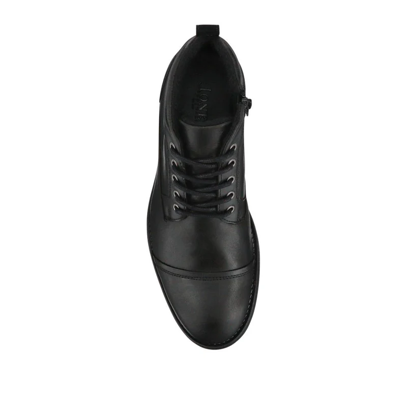 Dorian Smart Leather Ankle Boots - DORIAN / 328 079 - Black