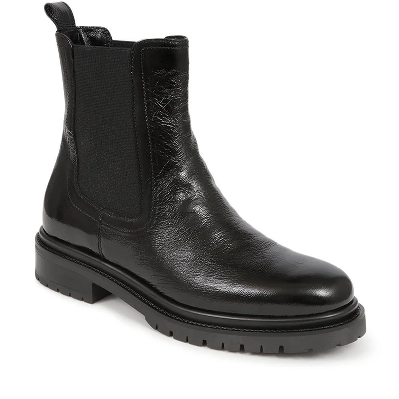 Kefalonia Leather Chelsea Boots - KEFALONIA / 326 141 - Black Patent