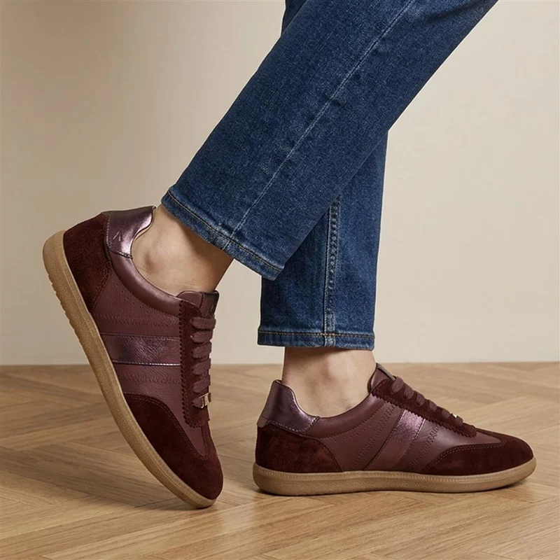 Artea Leather Trainers - ARTEA / 327 146 - Burgundy