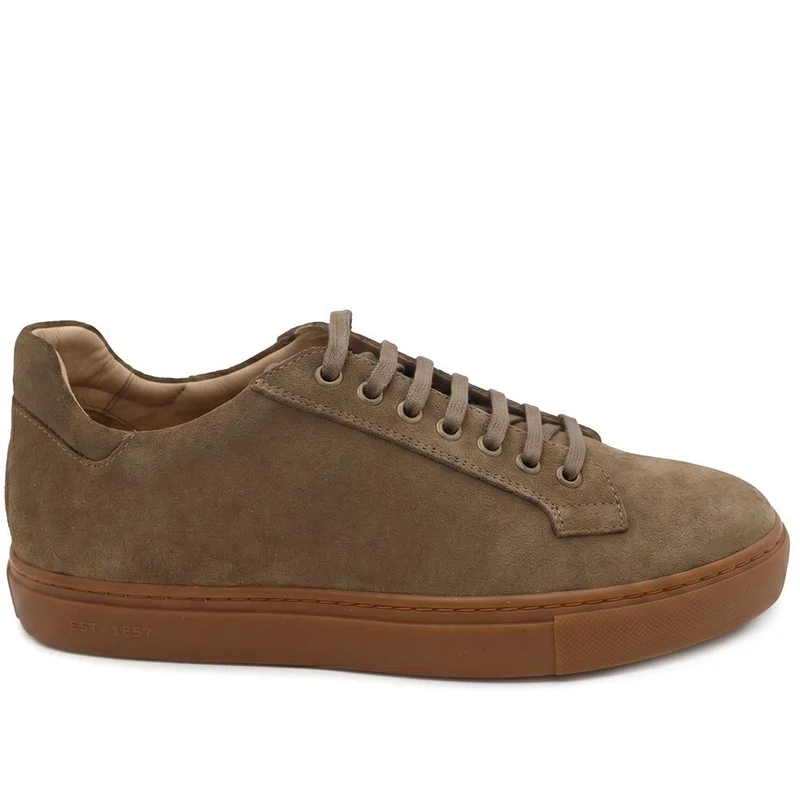 Simon Leather Men's Trainers - SIMON / 319 270 - Taupe Suede