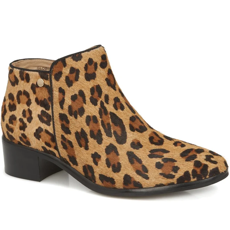 Florence Patent Leather Ankle Boot - GLO28503 / 313 762 - Leopard