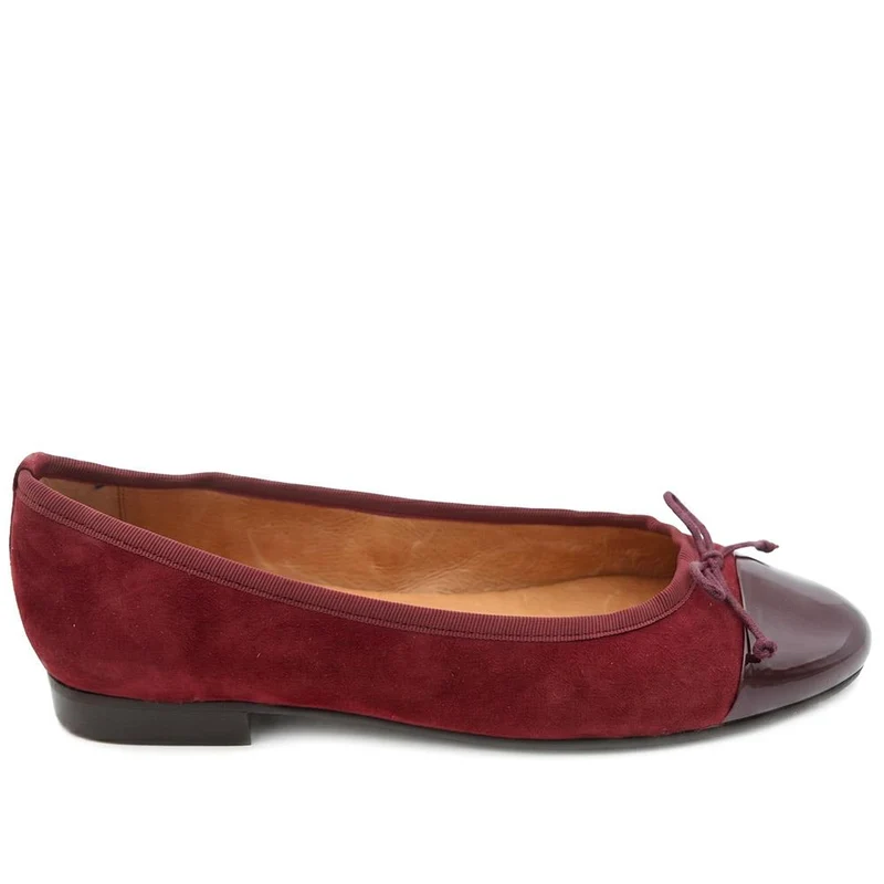 Olivie Leather Pumps - OLIVIE / 330 042 - Burgundy