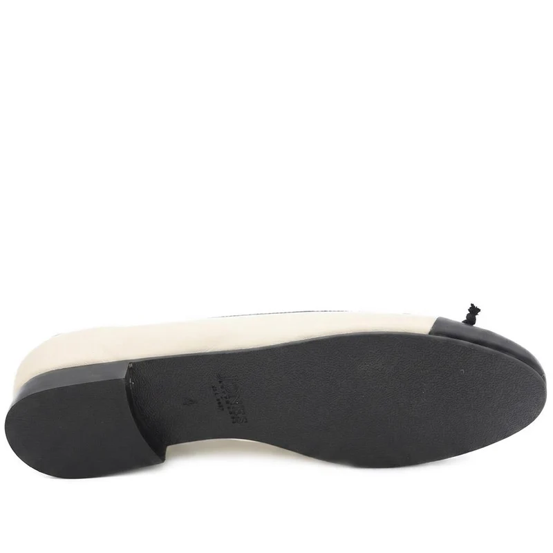 Olivie Leather Pumps - OLIVIE / 330 042 - Black-Beige