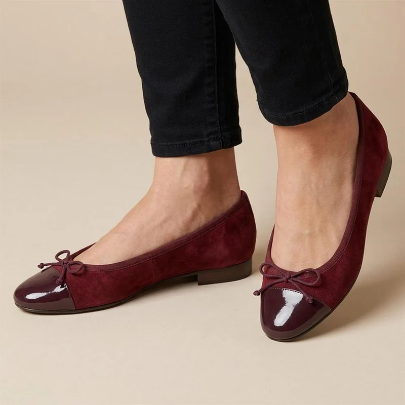 Olivie Leather Pumps - OLIVIE / 330 042 - Burgundy