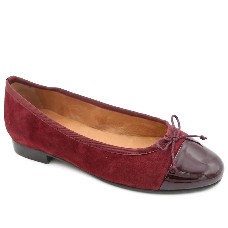 Olivie Leather Pumps - OLIVIE / 330 042 - Burgundy