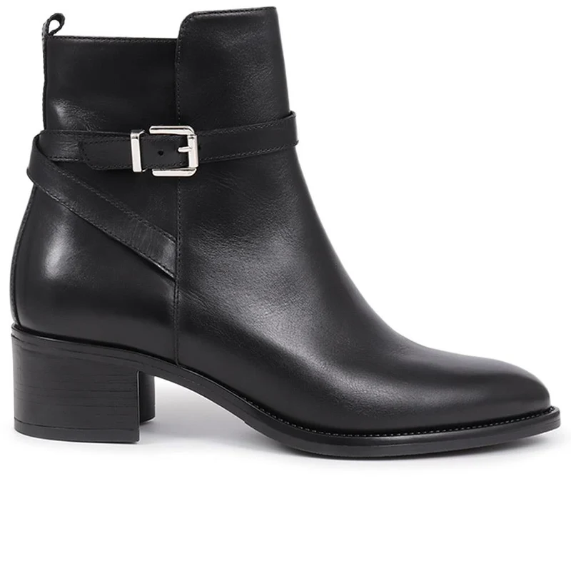 Kyra Leather Boots - KYRA / 326 140 - Black