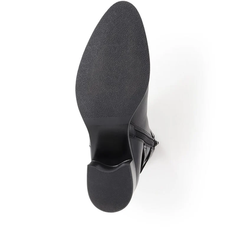 Kyra Leather Boots - KYRA / 326 140 - Black