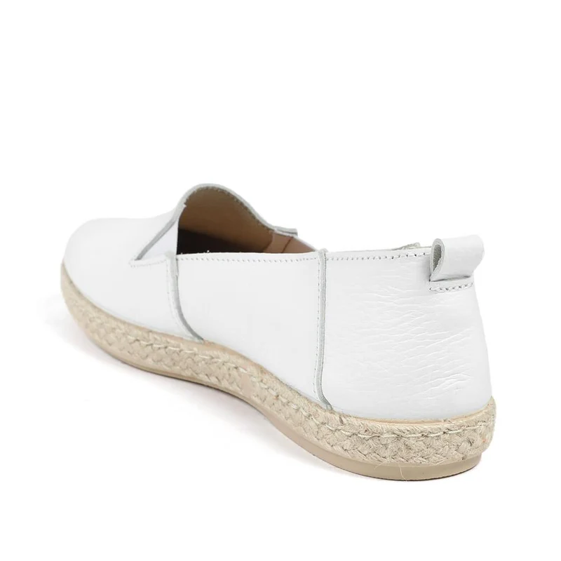 Milan2 Leather Espadrilles - MILAN2 / 329 055 - White Leather