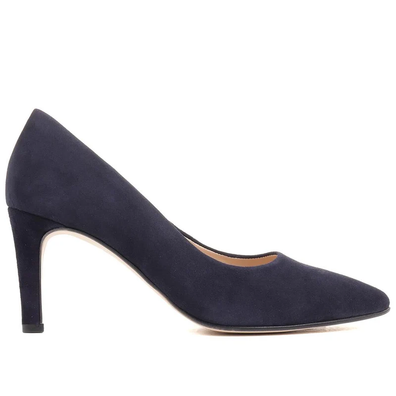 Dane Gabor Leather Stiletto Heels - GAB37503 / 323 293 - Navy Suede
