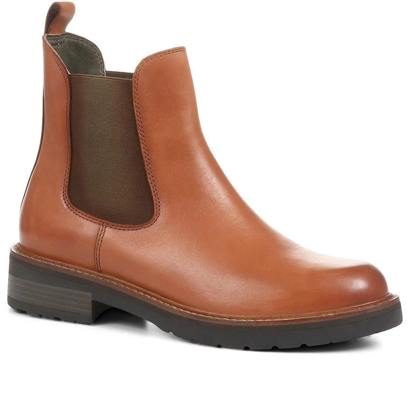 Maddalena Leather Chelsea Boots - MADDALENA / 322 407 - Tan