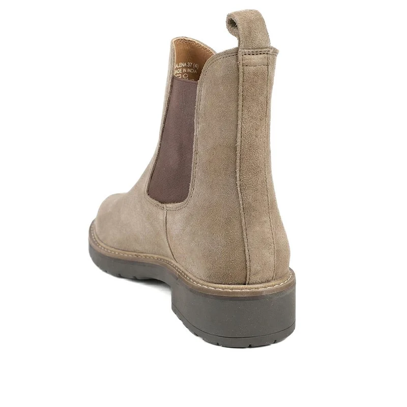 Maddalena Leather Chelsea Boots - MADDALENA / 322 407 - Khaki Suede