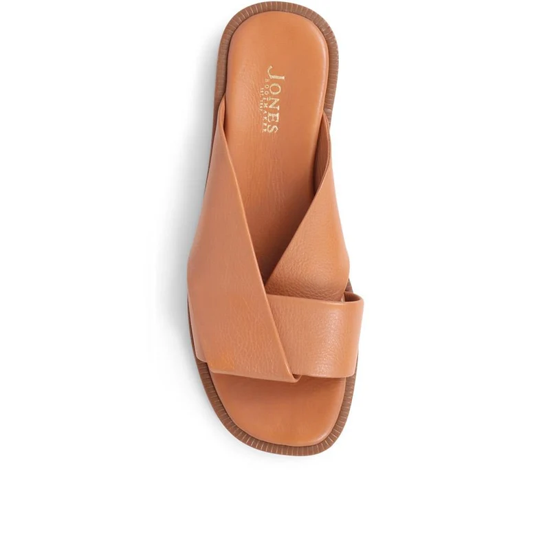 Hazelle Flat Mule Sandals - HAZELLE / 325 227 - Tan