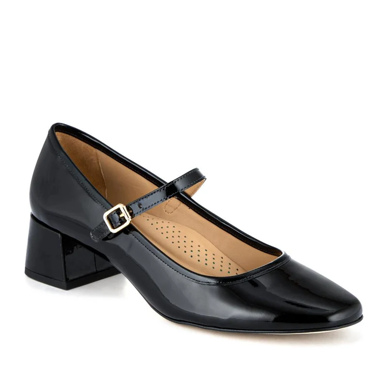 Xabrina Patent Leather Mary Janes - XABRINA / 328 255 - Black Patent