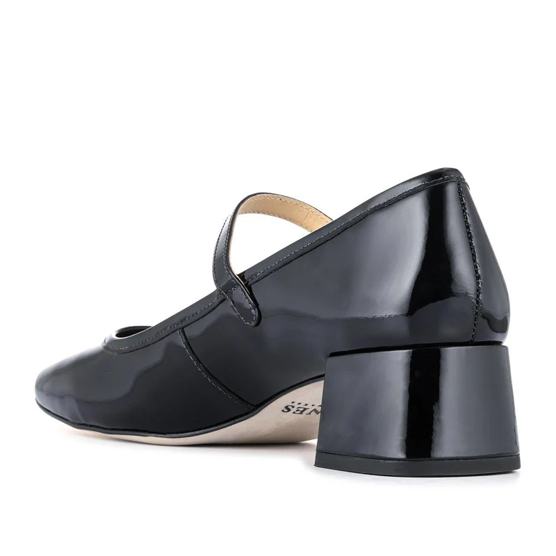 Xabrina Patent Leather Mary Janes - XABRINA / 328 255 - Black Patent