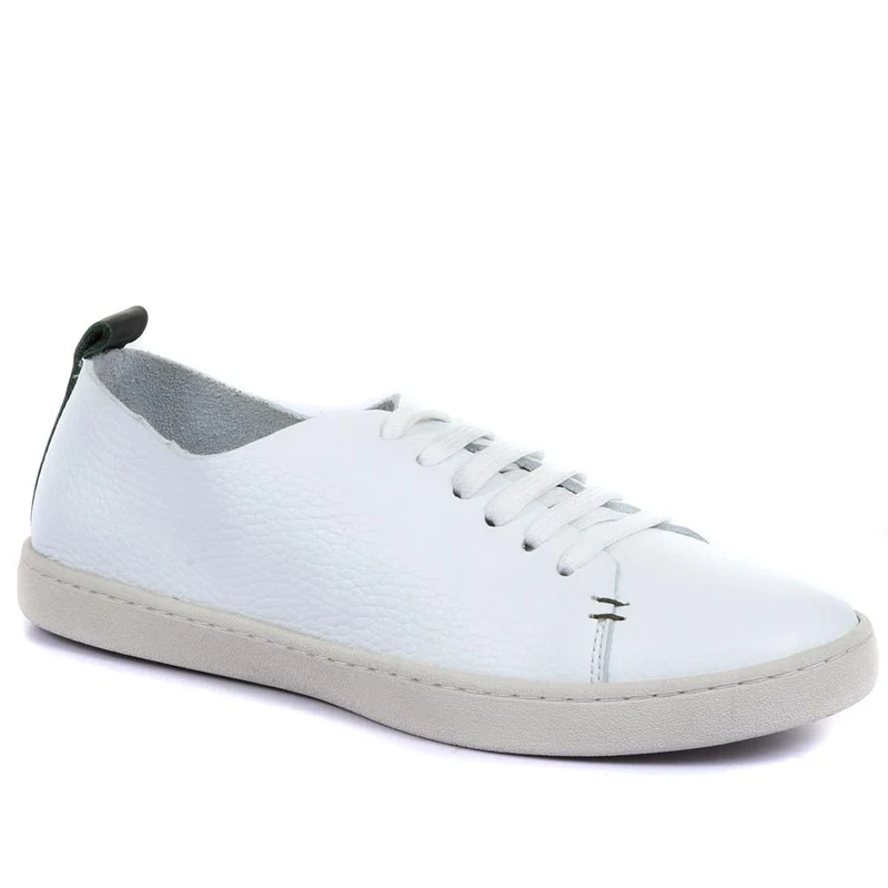 Midwood Women's Leather Trainers - MIDWOOD / 320 084 - White
