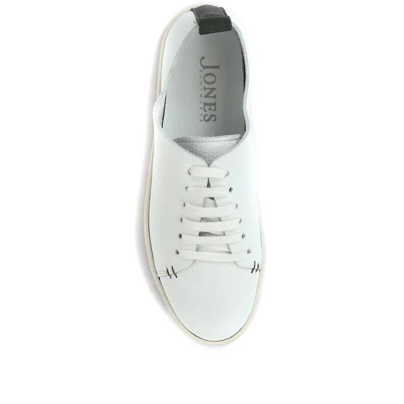 Midwood Women's Leather Trainers - MIDWOOD / 320 084 - White
