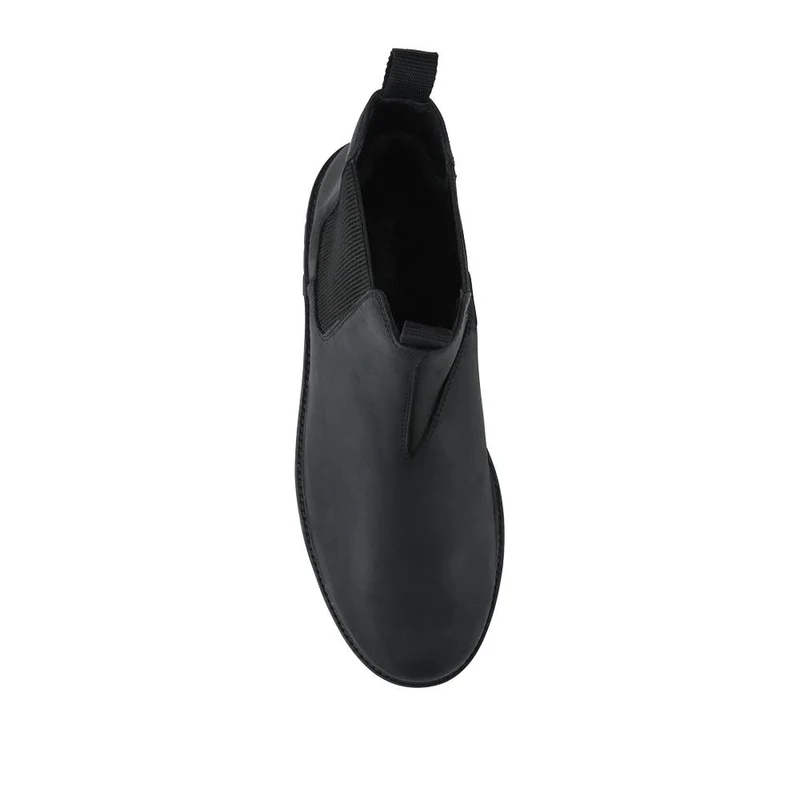 Hamburg Leather Waterproof Chelsea Boots - HAMBURG / 327 847 - Black