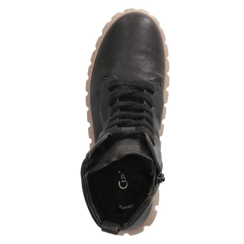 Schnürstiefeletten Schwarz