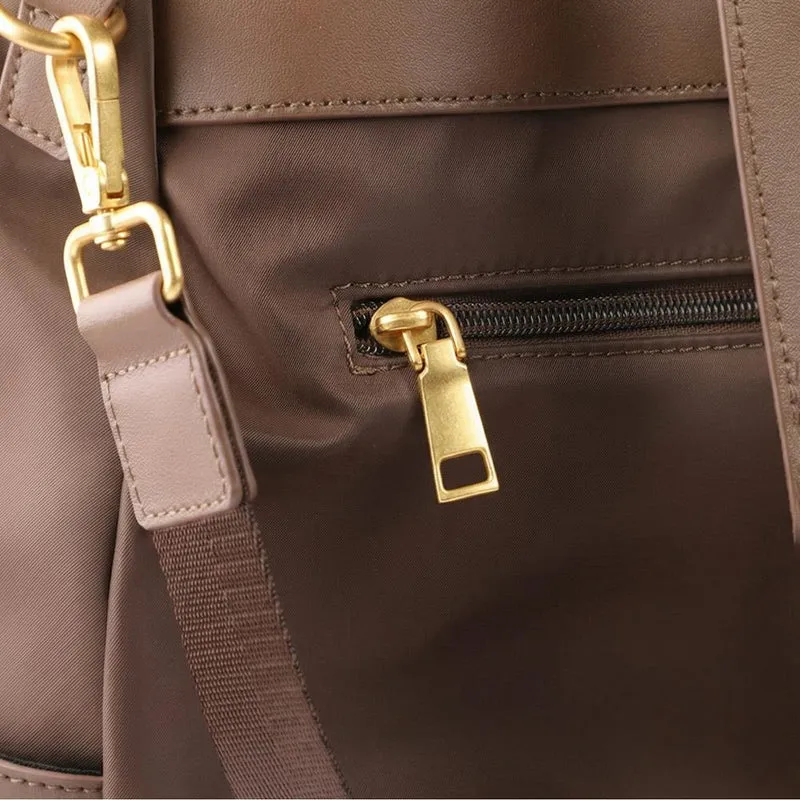 Virelle Leather Backpack With Zip Pockets - VIRELLE / 329 382 - Chocolate