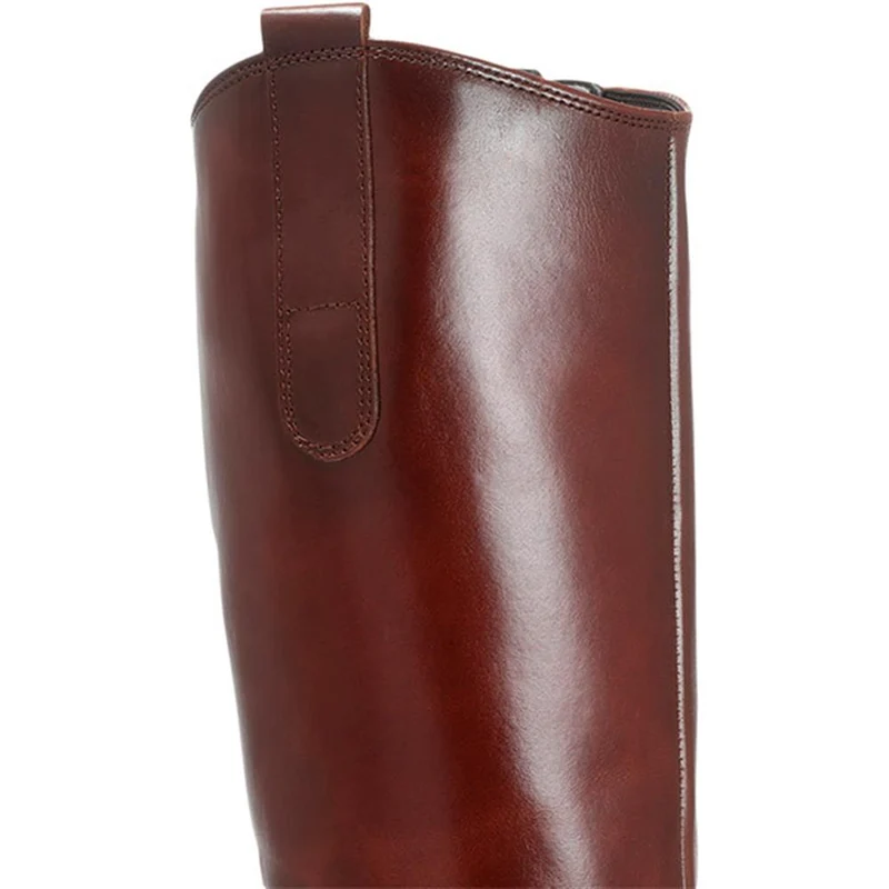 Brook Extra Slim Fit Calf Leather Rider Boots - GAB30576 / 316 817 - Tan