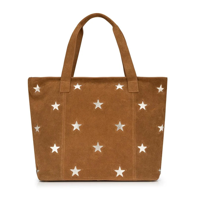 Dayna Star Leather Bag - MACO30500 / 317 148 - Tan Suede