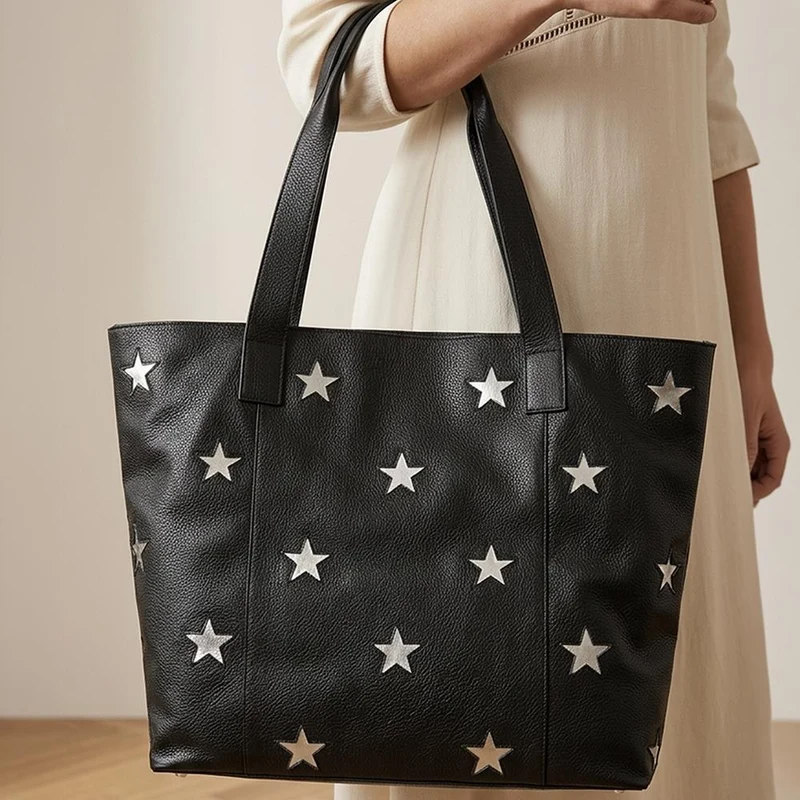 Dayna Star Leather Bag - MACO30500 / 317 148 - Black