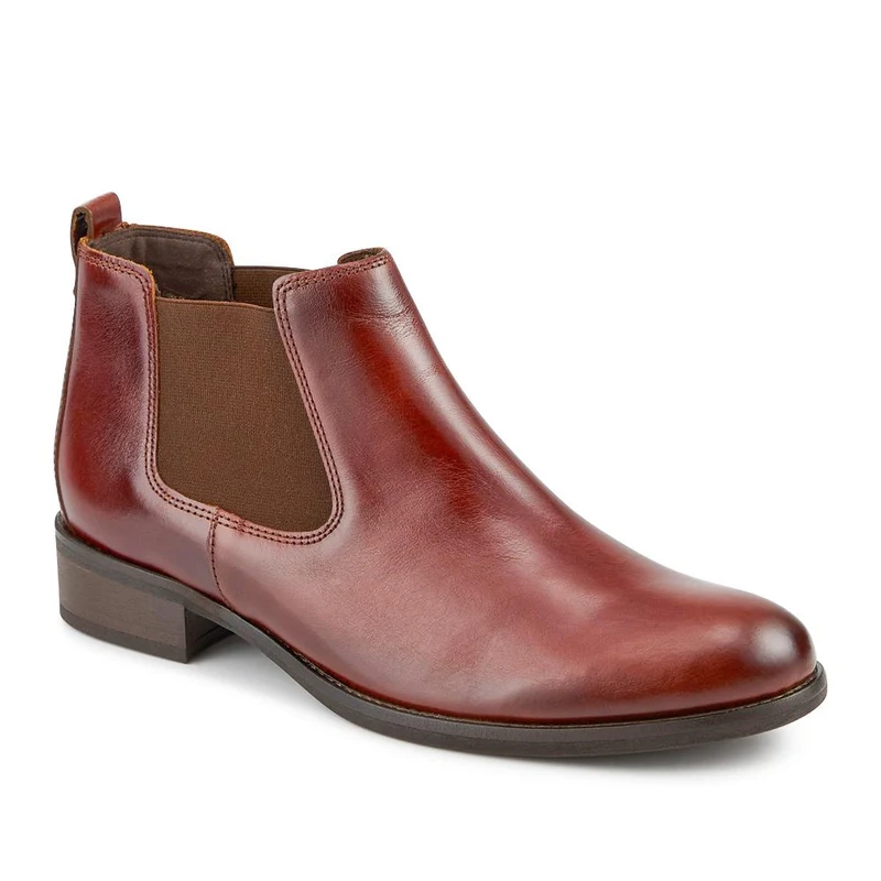 Zodiac Leather Chelsea Boot - GAB28528 / 313 160 - Cognac