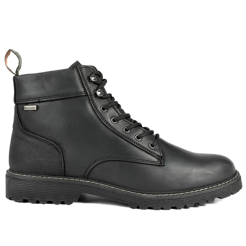 Barbour Leather Harrison Commando Boots - BARBR42503 / 328 012