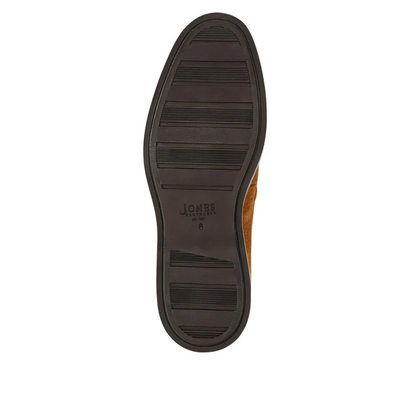 Rocco Laceless Leather Shoes - ROCCO / 326 487 - Tan Suede