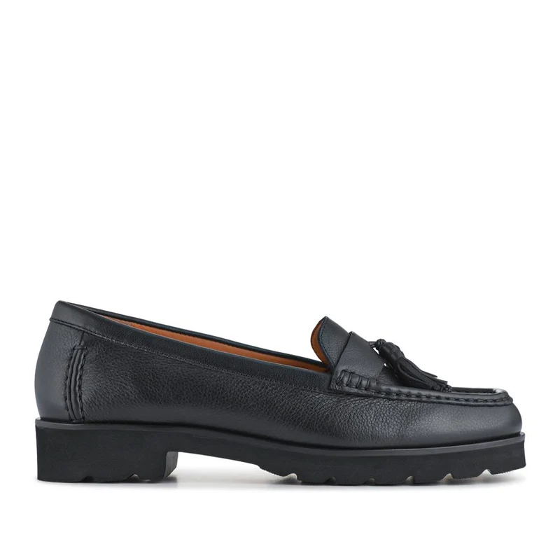 Leather Casual Slip-On Shoes - GERANIUM2 / 326 780