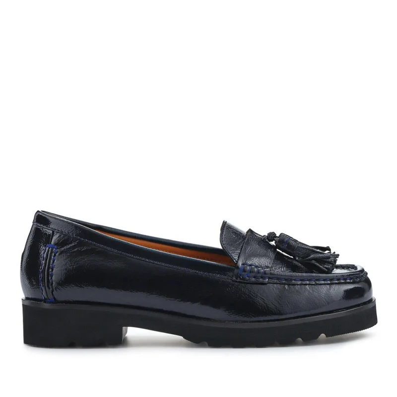 Leather Casual Slip-On Shoes - GERANIUM2 / 326 780