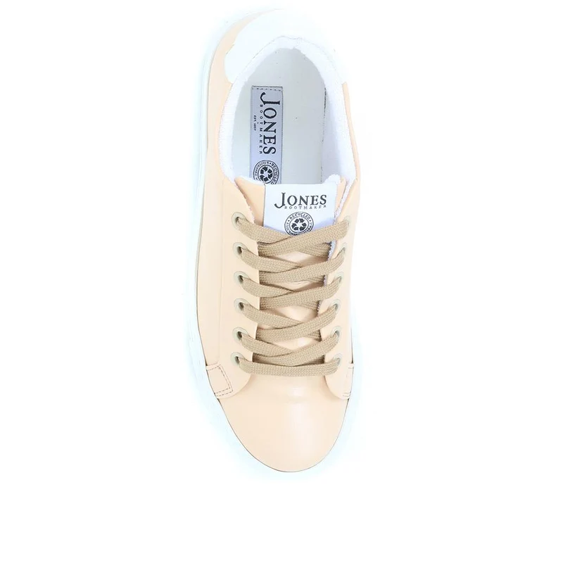 Tillie Apple Leather Trainers - TILLIE / 323 515 - Nude